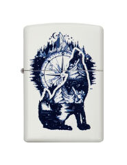 Zippo Wolf Mountain Compass Dizayn Çakmak