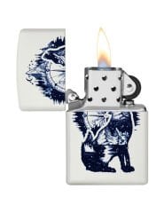Zippo Wolf Mountain Compass Dizayn Çakmak