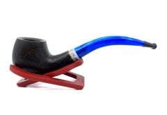 Dapper Bent Billiard Briar (Gül Kökü) 9 mm Filtreli El Yapımı Pipo - 3549