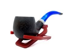 Dapper Bent Billiard Briar (Gül Kökü) 9 mm Filtreli El Yapımı Pipo - 3549