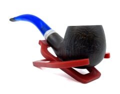 Dapper Bent Billiard Briar (Gül Kökü) 9 mm Filtreli El Yapımı Pipo - 3549