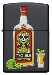 Zippo Tequila Black Matte Dizayn Çakmak