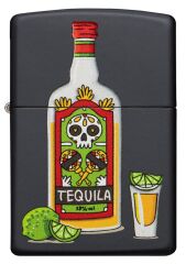 Zippo Tequila Black Matte Dizayn Çakmak
