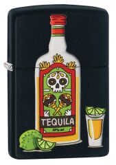 Zippo Tequila Black Matte Dizayn Çakmak