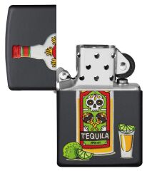 Zippo Tequila Black Matte Dizayn Çakmak