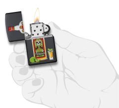 Zippo Tequila Black Matte Dizayn Çakmak