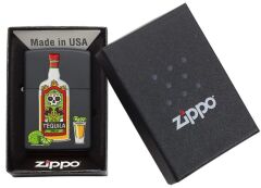 Zippo Tequila Black Matte Dizayn Çakmak