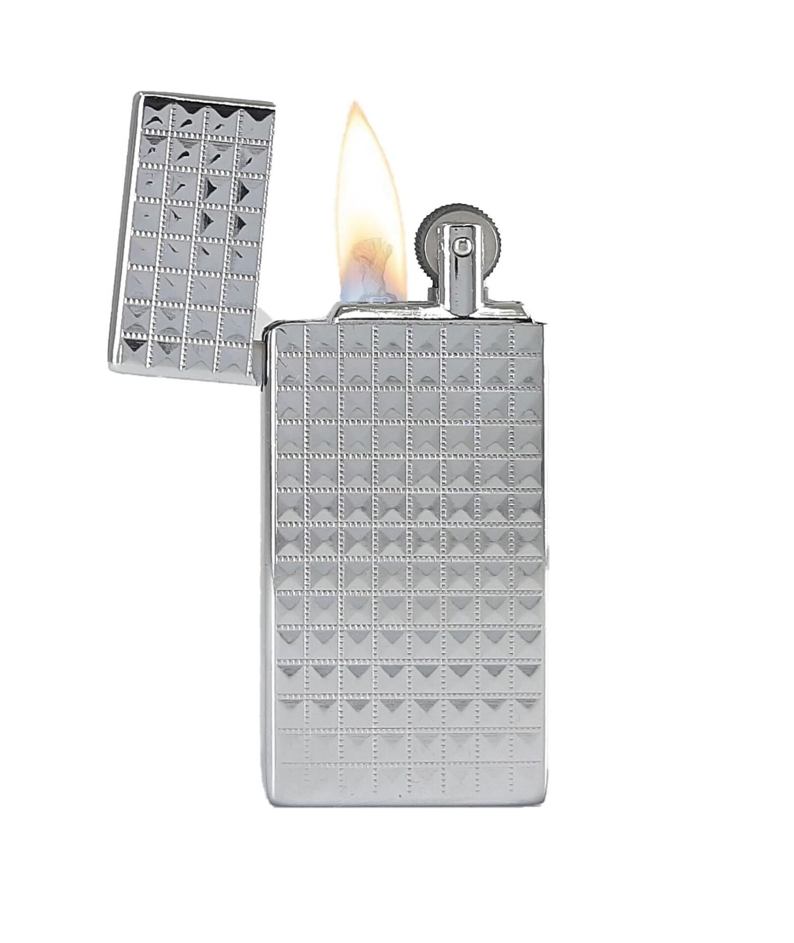 Benzinli Çakmak Parlak Krom Slim