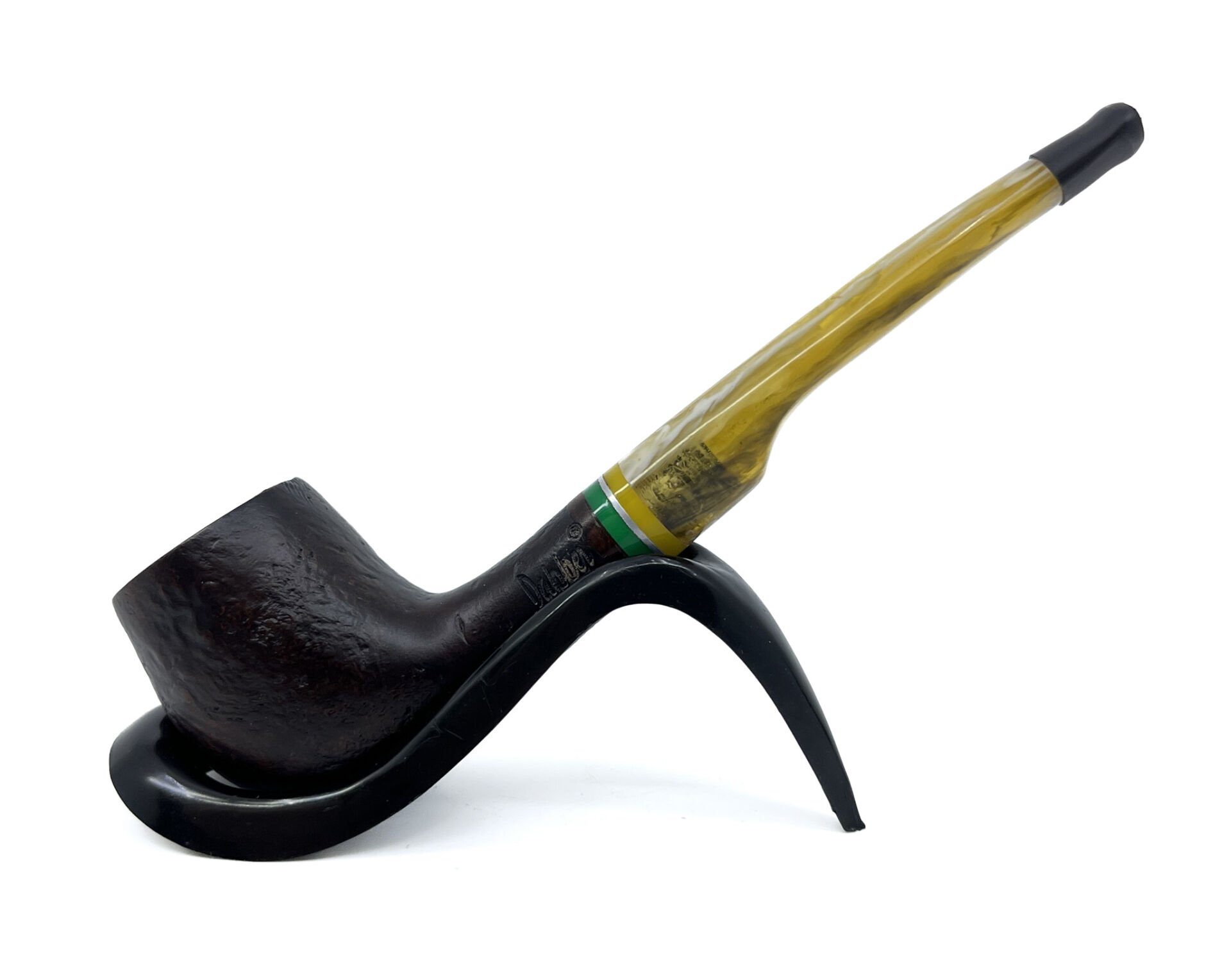 Dapper Half Bent Billiard Briar (Gül Kökü) 9 mm Filtreli El Yapımı Pipo - 3553