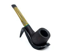 Dapper Half Bent Billiard Briar (Gül Kökü) 9 mm Filtreli El Yapımı Pipo - 3553