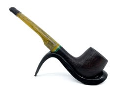 Dapper Half Bent Billiard Briar (Gül Kökü) 9 mm Filtreli El Yapımı Pipo - 3553