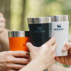 Stanley Adventure Vakumlu Soğuk İçecek Bardağı 0.47 Lt - Matte Black Pebble