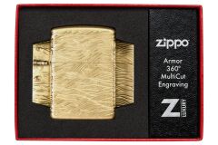 Zippo Armor® Kasa Wavy Pattern Dizayn Çakmak