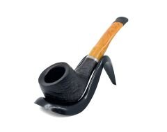 Dapper Half Bent Dublin Briar (Gül Kökü) 9 mm Filtreli El Yapımı Pipo - 3551