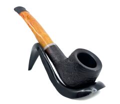 Dapper Half Bent Dublin Briar (Gül Kökü) 9 mm Filtreli El Yapımı Pipo - 3551