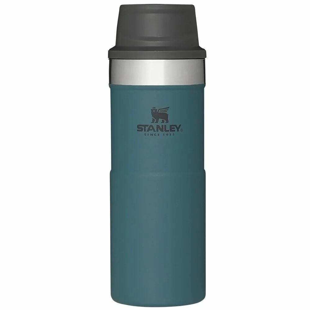 İnce Gövde Classic Trigger-Action Travel Mug 0,35 Litre - Stanley Klasik Tek El Termos Bardak - Lagoon