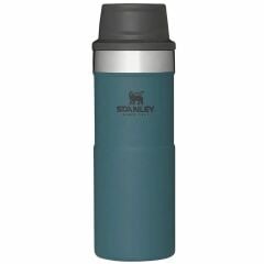 İnce Gövde Classic Trigger-Action Travel Mug 0,35 Litre - Stanley Klasik Tek El Termos Bardak - Lagoon