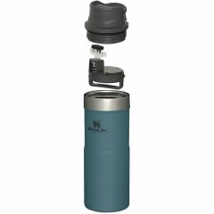 İnce Gövde Classic Trigger-Action Travel Mug 0,35 Litre - Stanley Klasik Tek El Termos Bardak - Lagoon