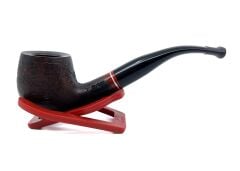 Dapper Bent Apple Briar (Gül Kökü) 9 mm Filtreli El Yapımı Pipo - 3555