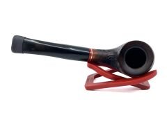 Dapper Bent Apple Briar (Gül Kökü) 9 mm Filtreli El Yapımı Pipo - 3555