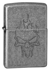 Zippo Skull Flame Design Çakmak