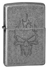 Zippo Skull Flame Design Çakmak