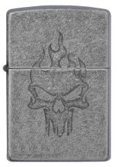 Zippo Skull Flame Design Çakmak