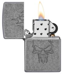 Zippo Skull Flame Design Çakmak