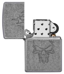 Zippo Skull Flame Design Çakmak