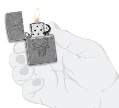 Zippo Skull Flame Design Çakmak