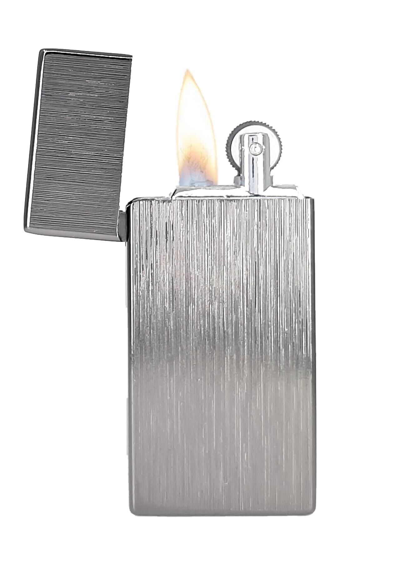 Benzinli Çakmak Black Ice Slim / Sert Keçe