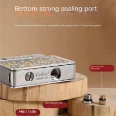 Chief King's Fire İbelo Model Ornamental Desenli Lüks Çakmak