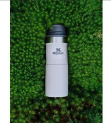 İnce Gövde Classic Trigger-Action Travel Mug 0,35 Litre(12 Oz) - Stanley Klasik Tek El Termos Bardak - Ash