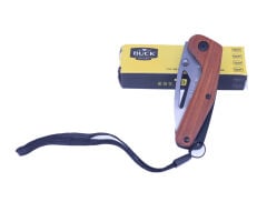 Buck EDC Katlanır Mini Cep Çakısı Ahşap Sap