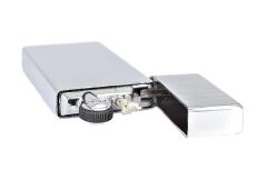 Benzinli Çakmak Krom Slim / Sert Keçe