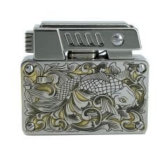 Chief King's Fire İbelo Model Balık Desenli Lüks Çakmak