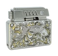 Chief King's Fire İbelo Model Balık Desenli Lüks Çakmak