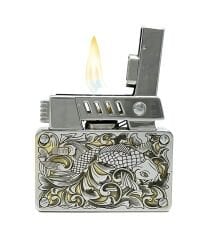 Chief King's Fire İbelo Model Balık Desenli Lüks Çakmak