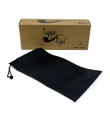 Dapper Bent Brandy Briar (Gül Kökü) 9 mm Filtreli El Yapımı Pipo - 3554