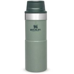 İnce Gövde Classic Trigger-Action Travel Mug 0,35 Litre(12 Oz) - Stanley Klasik Tek El Termos Bardak - Hammertone Green