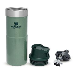 İnce Gövde Classic Trigger-Action Travel Mug 0,35 Litre(12 Oz) - Stanley Klasik Tek El Termos Bardak - Hammertone Green