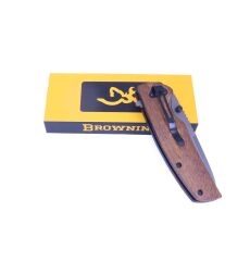 Browning Ahşap Saplı Ejder Figür İşleme Çakı