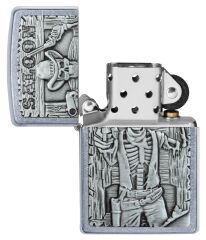Zippo Saloon Skull Emblem Çakmak