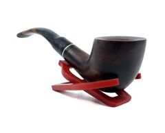 Dapper Bent Dublin Briar (Gül Kökü) 9 mm Filtreli El Yapımı Pipo - 3559