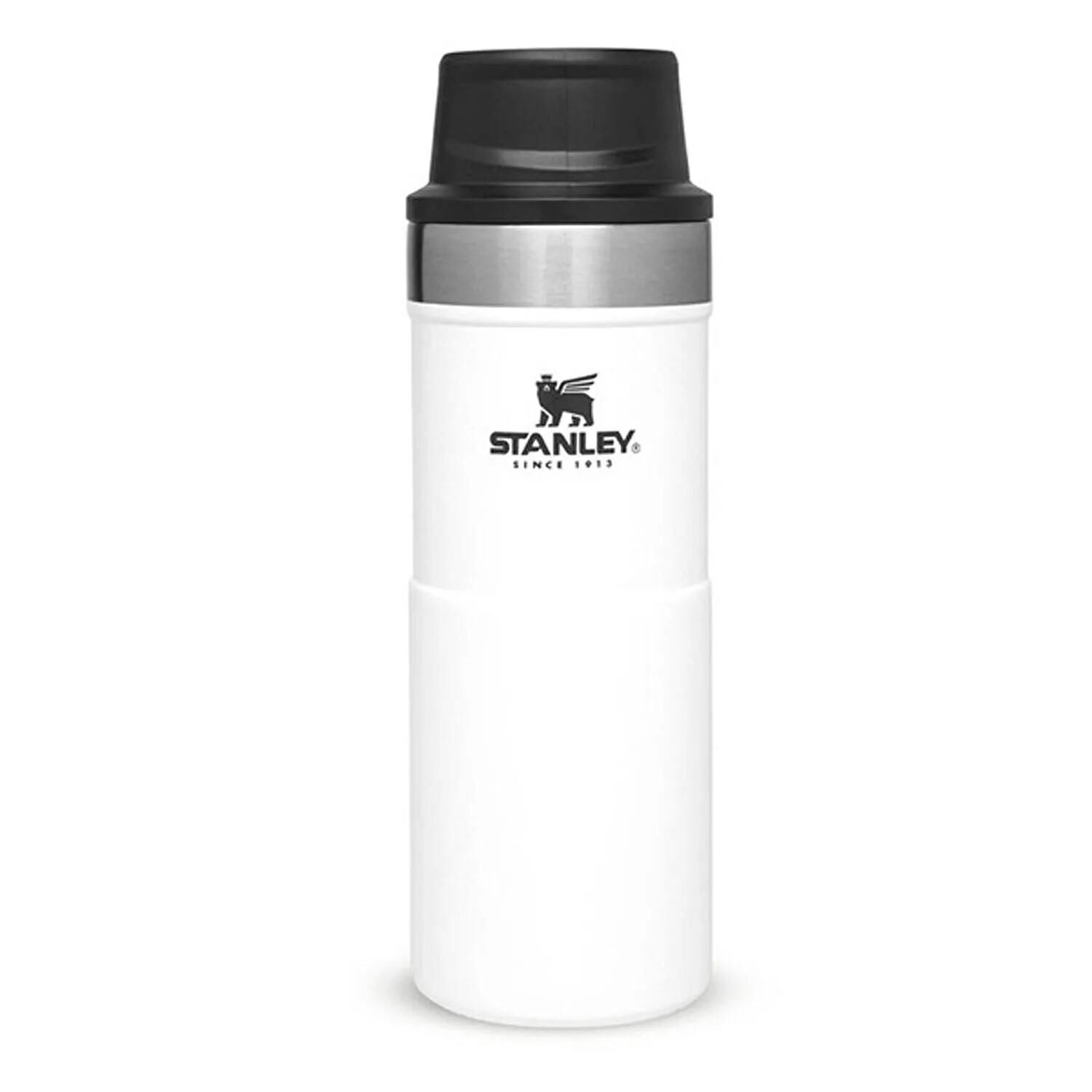 İnce Gövde Classic Trigger-Action Travel Mug 0,35 Litre(12 Oz) - Stanley Klasik Tek El Termos Bardak - Polar
