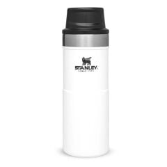 İnce Gövde Classic Trigger-Action Travel Mug 0,35 Litre(12 Oz) - Stanley Klasik Tek El Termos Bardak - Polar