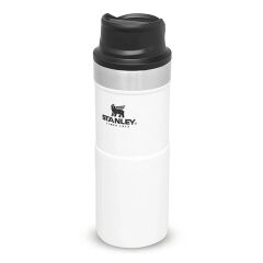 İnce Gövde Classic Trigger-Action Travel Mug 0,35 Litre(12 Oz) - Stanley Klasik Tek El Termos Bardak - Polar
