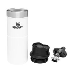 İnce Gövde Classic Trigger-Action Travel Mug 0,35 Litre(12 Oz) - Stanley Klasik Tek El Termos Bardak - Polar