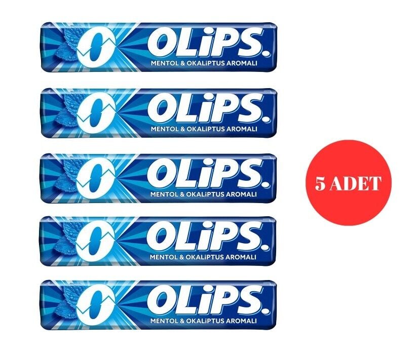 Olips Mentol Okaliptus Aromalı Bonbon Şekerleme 28 g (5 ADET)