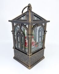 Noel Baba ve Oyuncak Tren Işıklı ve Müzikli Kar Küresi